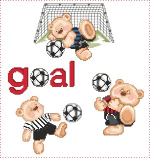 schema punto croce Squadre di Calcio